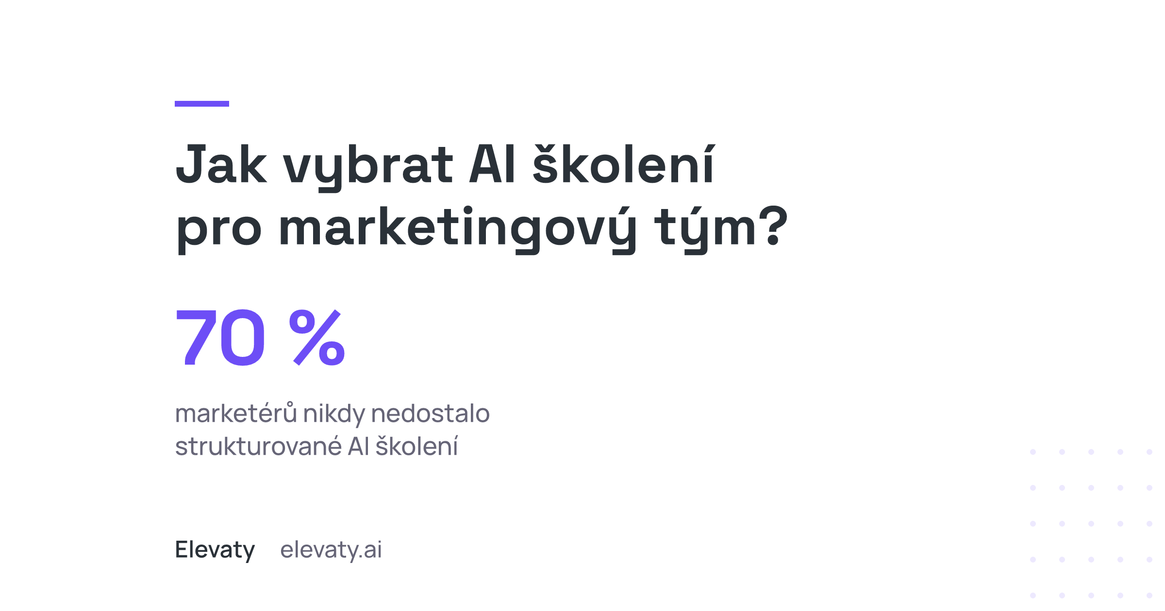 Jak vybrat AI školení pro marketingový tým?